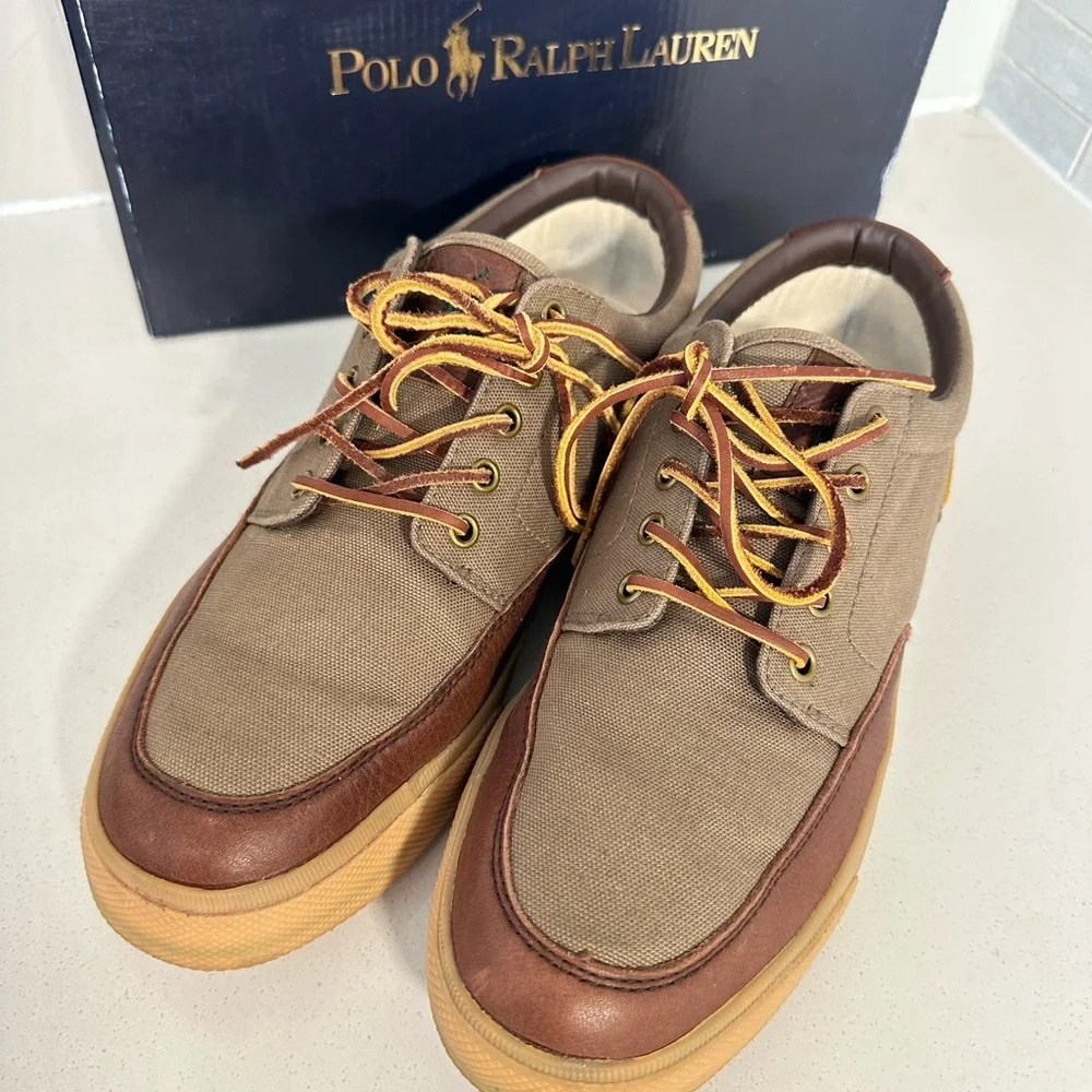 #2742 Polo Ralph Lauren Vance Side Lace Men's Size 12D Casual Shoes Sneakers